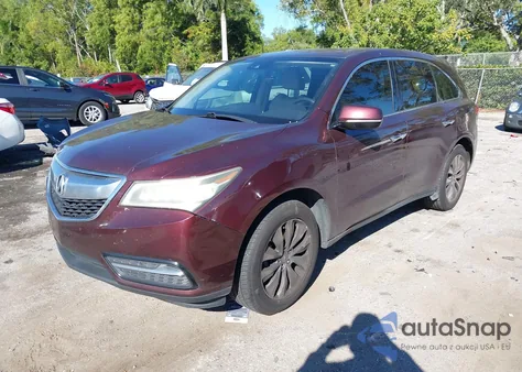 2016 Acura Mdx Technology Acurawatch Plus Packages/Technology Package from USA, damaged, VIN 5FRYD3H49GB005157